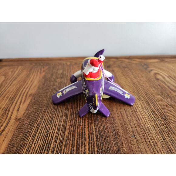 Danbury Mint LSU Tigers Victory Plane Santa in a Plane Christmas ornament 2006 - Picture 6 of 7